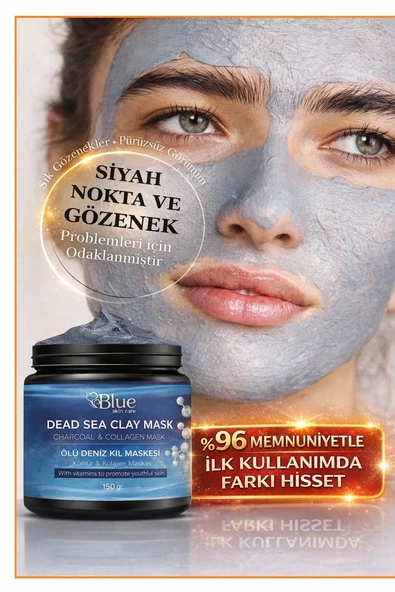 Yaşlanma Karşıtı Leke Ve Siyah Nokta Giderici. Beyazlatıcı Parlatıcı Etki Kil Maskesi ürün görseli 1