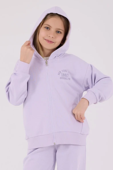 RolyPoly Kız Çocuk Eşofman Takımı Lila - Resim 4