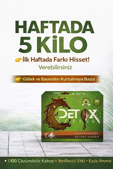 İLK HAFTADA HAFİFLE !! Tok Tutma Hızlı Kilo, verdirici Zayıflamak Zayıflama detoks detox kahve Hindiba kahve Diyete Destek İçecek Tozu 1 kutu ürün görseli 1