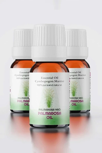 PROCLİS Palmarosa Yağı, Uçucu Yağ, Palmarosa Oil, Cymbopogon Martini 3x10 ml, 3'lü Set ürün görseli 1