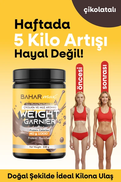 Protein Toz Besin Destekleyici Muz Ve Kakao Aromali Kilo-aldırıcı iştah- açıcı1 Kutu ürün görseli 1