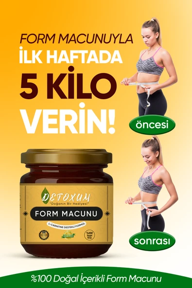 Zayıflama form macunu diyet destekleyici detox ürün görseli 1