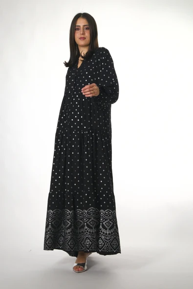 Abbra Kadın Katleya Model Yazlık Elbise - Resim 2