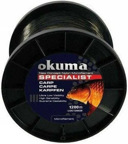 Okuma Carp 1200 mt 7.73 kg 0,34 mm Camou Sazan Misinası ürün görseli 1