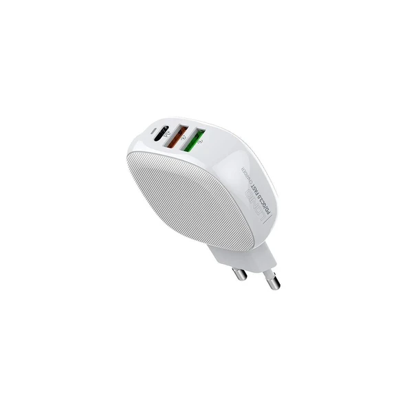 Ldnıo Hızlı Seyahat Şarj Cihazı 28,5W A3510Q Eu Pd + Qc3.0 + Otomatik Tanıma Ev Şarj Adaptörü ürün görseli 1
