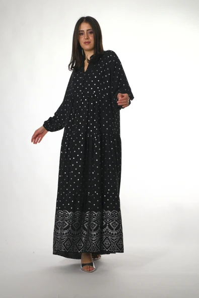 Abbra Kadın Katleya Model Yazlık Elbise - Resim 4
