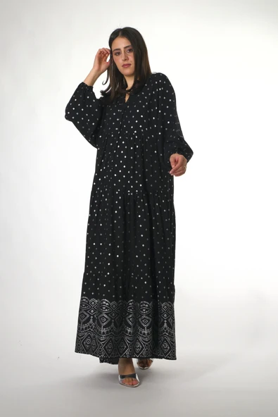 Abbra Kadın Katleya Model Yazlık Elbise - Resim 3
