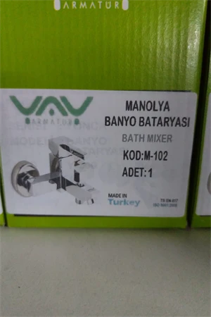 YAY Manolya Serisi Banyo Bataryası M-102 – Dayanıklı, Şık ve Uzun Ömürlü Duş Bataryası ürün görseli 1