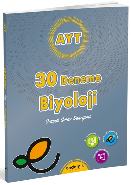 Endemik 2026 Ayt Biyoloji 30 Lu Deneme Sınavı ürün görseli 1