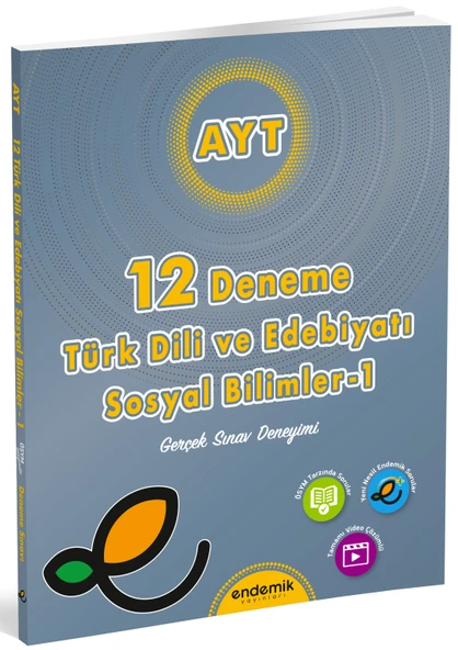 Endemik 2026 Ayt Türk Dili Ve Edebiyatı & Sosyal Bilimler-1 12 Li Deneme Sınavı ürün görseli 1