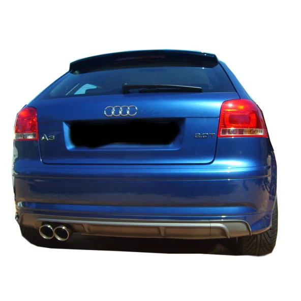 Audi A3 8p (2008-2010) Arka Tampon - Difüzör (Plastik) ürün görseli 1
