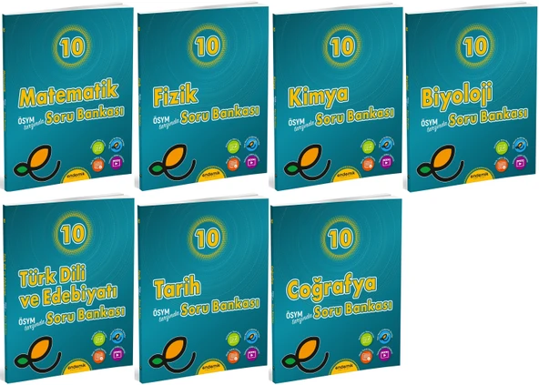 Endemik 2026 10. Sınıf Soru Kitabı Seti Tam Set 7 Kitap Güncel Müfredat ürün görseli 1
