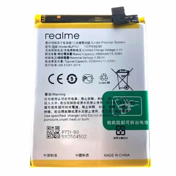Realme 6 Pro Pil Batarya BLP731 ürün görseli 1