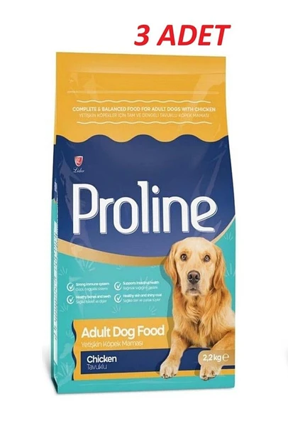 Pro Line Tavuklu Yetişkin Köpek Maması 2,2 Kg*3 Adet ürün görseli 1
