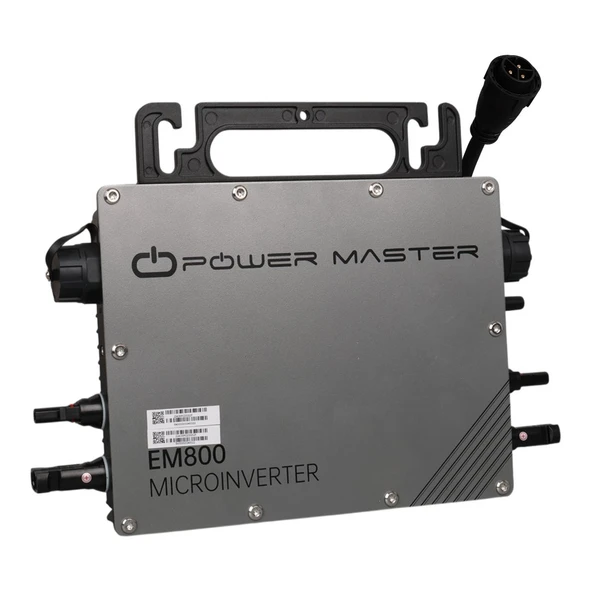 PowerMaster EM800 800 Watt Solar Micro Inverter AC220 Volt Trifaze Şebeke Bağlantılı MPPT İnvertör ürün görseli 1