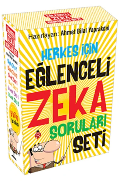 Herkes İçin Eğlenceli Zeka Soruları Seti 6 Kitap Uğurböceği ürün görseli 1