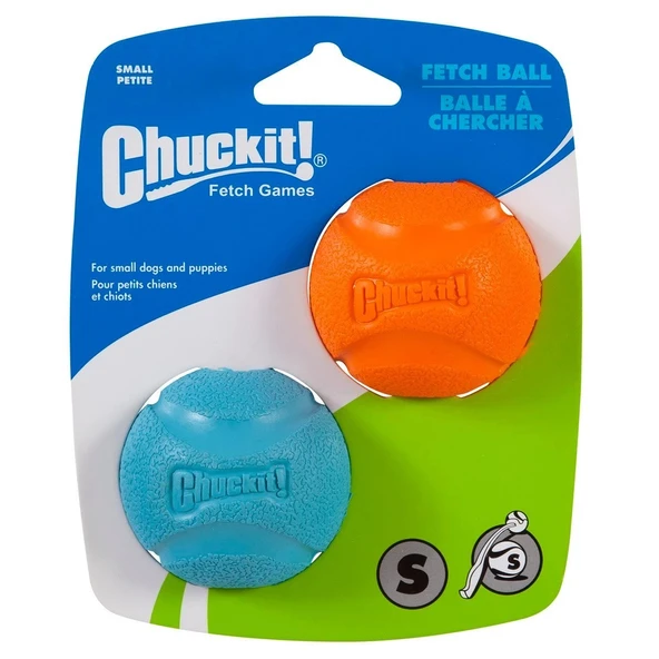 Chuckit! Fetch Ball Köpek Oyun Topu 2'li Küçük Boy ürün görseli 1