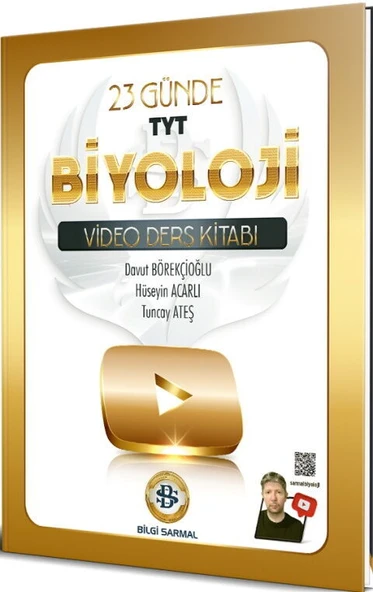 Bilgi Sarmal TYT Biyoloji 23 Günde Video Ders Kitabı ürün görseli 1