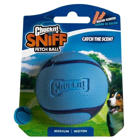 Chuckit! Sniff Fetch Jambon Kokulu Köpek Oyun Topu Orta Boy ürün görseli 1