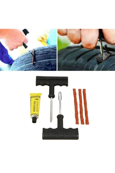 TEKNOPARS Marka: Buffer 7 Parça Araba Motorsiklet Otomobil Bisiklet Lastik Tamir Kiti Seti Kategori: Bisiklet ürün görseli 1
