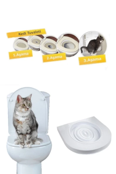 alorez Kedi Kumu Kabı Klozet Aparatı Citi Kitty Tuvaleti Eğitim Seti ürün görseli 1