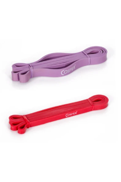 Cosfer 2'li Latex Güç Bandı Direnç Lastiği Direnç Bandı 21mm - 13mm ürün görseli 1