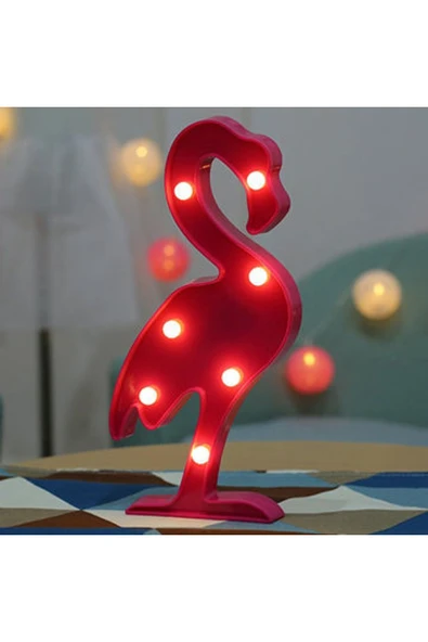 Bundeba Dekoratif Led Flamingo Gece Lambası ürün görseli 1