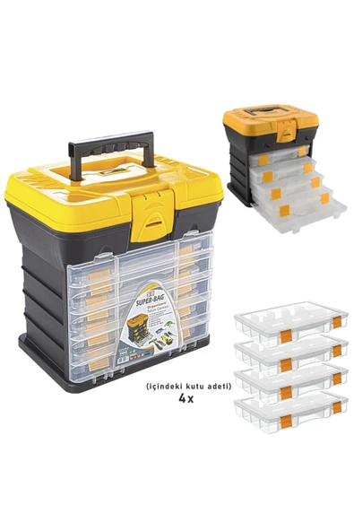 Asrın plastik Süper Bag Organizerli Çanta Balıkçı / Malzeme ürün görseli 1