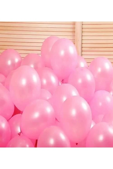 elisalife Metalik Helyum Uyumlu Parlak 100 Adet Parti Balonu ürün görseli 1