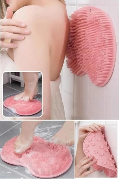 CMT Vantuzlu Banyo Fırçası Masaj Pedi Sırt Ayak Kesesi Yıkama Aleti Lifi ürün görseli 1