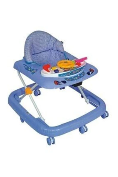 Enhoştoys Mavi Lüks Direksiyonlu Yürüteç ürün görseli 1