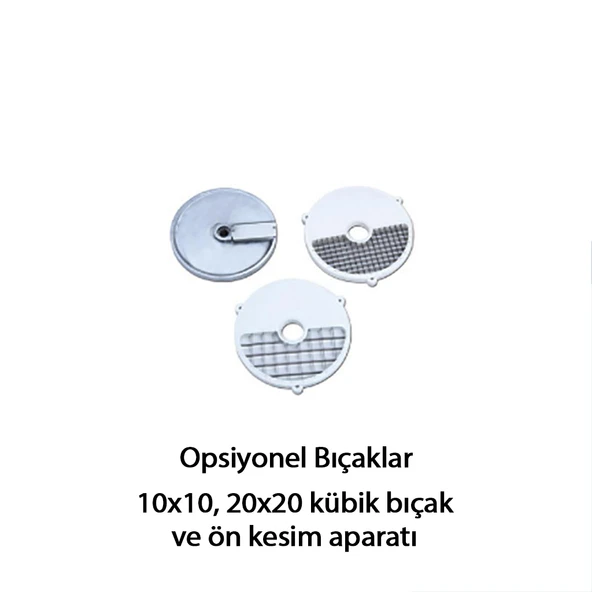 Bosfor Sebze Doğrama Makinesi Kübik Doğrama Bıçağı 10*10 Mm ürün görseli 1