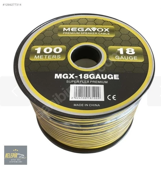 MEGAVOX MGX-18GA HOPARLÖR KABLOSU 100 METRE ürün görseli 1