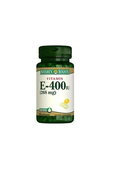 Nature's Bounty Vitamin E 400 Iu Pure D-alpha 50 Kapsül ürün görseli 1