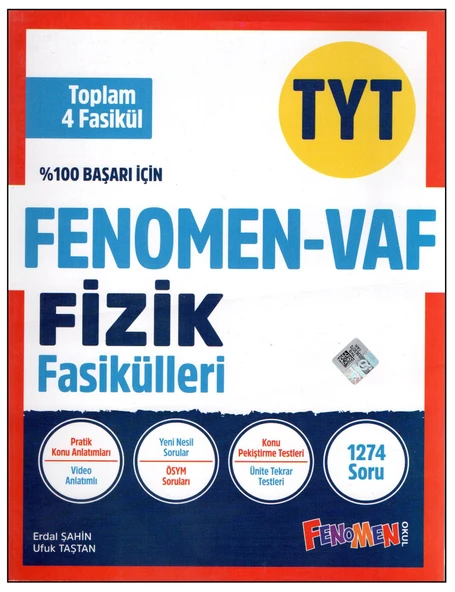 Fenomen -VAF TYT Fizik Fasikülleri ürün görseli 1