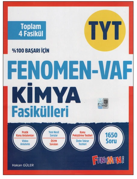 Fenomen -VAF TYT Kimya Fasikülleri ürün görseli 1