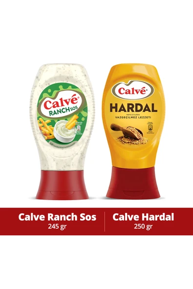 Calve Ranch Sos 245 gr & Hardal 250 gr ürün görseli 1