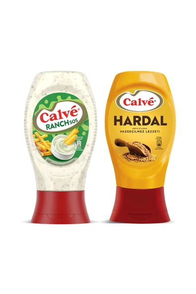 Calve Ranch Sos 245 gr & Hardal 250 gr - Resim 2