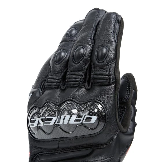 Dainese Carbon 4 Black Kısa Deri Eldiven - Resim 9