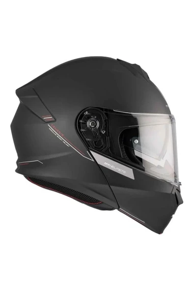 MT Genesis Sv Solid A1 Mat Çene Açılır Kask - Resim 7