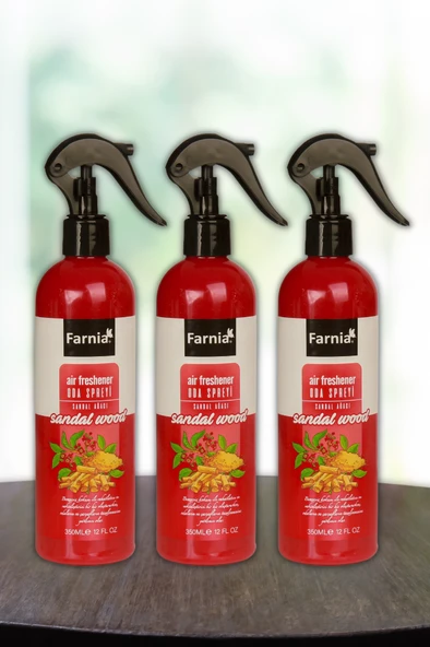 Farnia Sandal Ağacı Oda Spreyi 350 Ml Sandal Wood 3 Adet ürün görseli 1