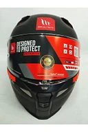 MT Kask Revenge 2 Solid A1 Matt Black Şeffaf Vizörlü - Resim 13