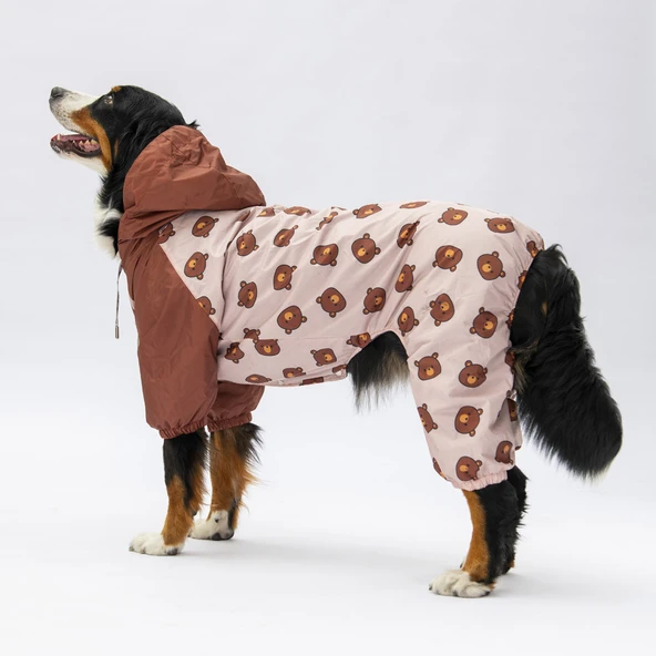 Pawstar Colorado Polarlı Su Geçirmez Orta-Büyük Irk Köpek Yağmurluk Tulum ürün görseli 1