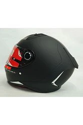 MT Kask Revenge 2 Solid A1 Matt Black Şeffaf Vizörlü - Resim 4