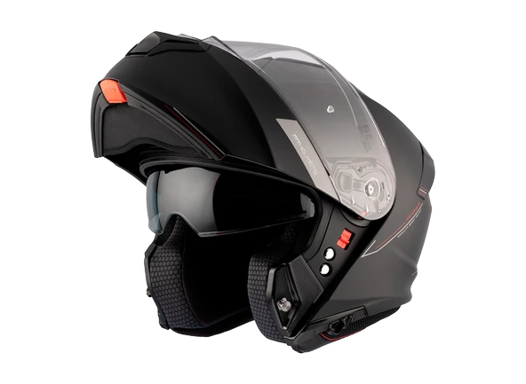MT Genesis Sv Solid A1 Mat Çene Açılır Kask - Resim 4