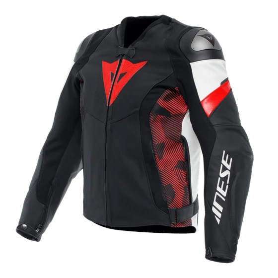 Dainese Avro 5 Blk Red Lava White Deri Mont ürün görseli 1
