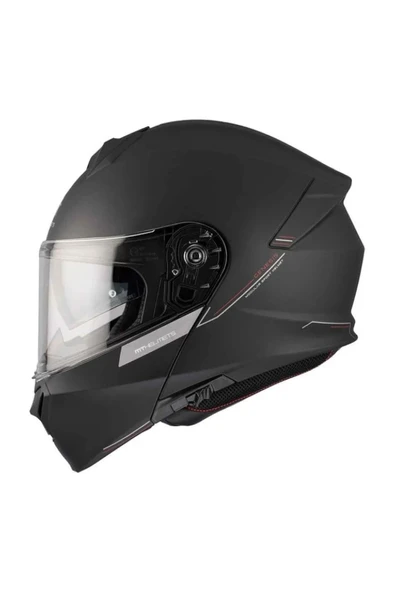 MT Genesis Sv Solid A1 Mat Çene Açılır Kask - Resim 6