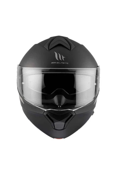 MT Genesis Sv Solid A1 Mat Çene Açılır Kask - Resim 5