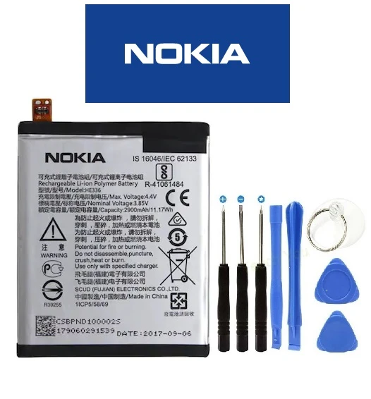Nokia 5 Batarya Pil HE336 ve Tamir Seti 2900 mAh ürün görseli 1