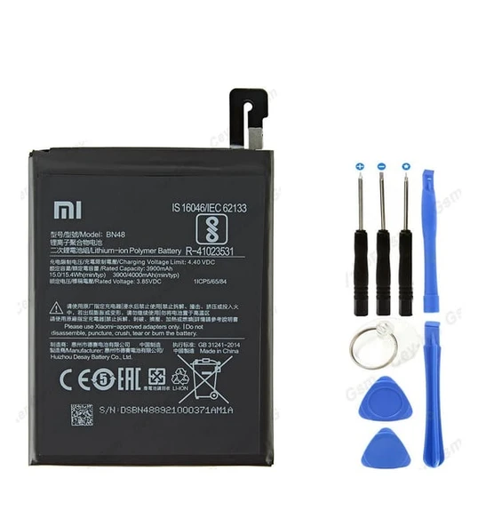 Xiaomi Redmi Note 6 Pro Batarya Pil ve Tamir Seti BN48 ürün görseli 1